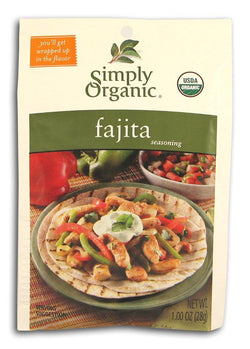Simply Organic Fajita Seasoning Organic - 3 x 1 oz.