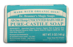 Dr Bronner Hemp Baby-Mild Castile Soap Organic - 5 oz. bar