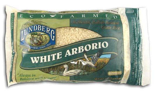 Lundberg White Arborio Rice, Eco-Farmed, Gluten-Free - 25 lbs.