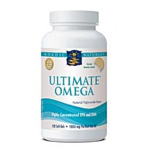 Nordic Naturals Ultimate Omega, Lemon Flavor 1000 mg - 120 softgels