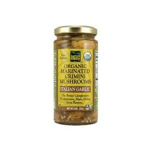 Native Forest Mushrooms, Crimini, Marinated, Italian Garlic, Organic - 8 oz