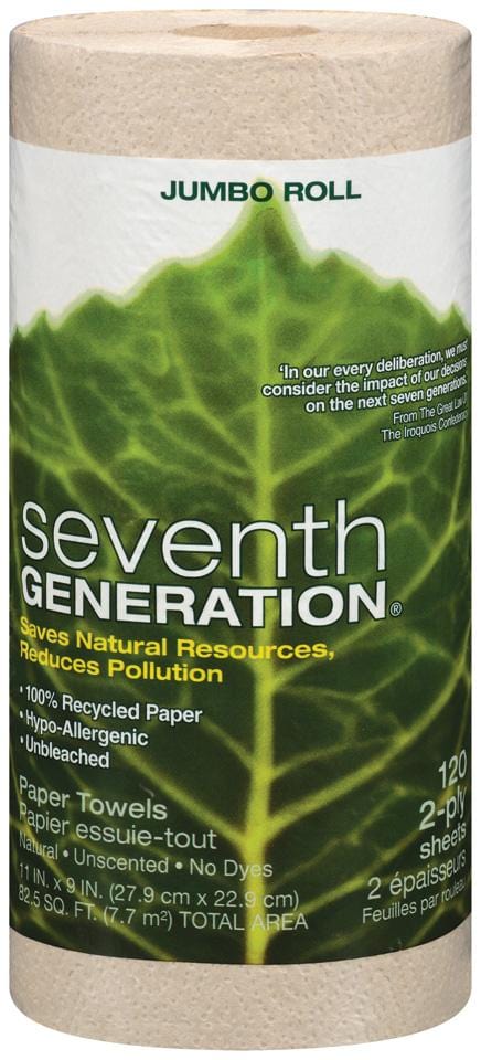 Seventh Generation Natural Paper Towels - 1 Roll
