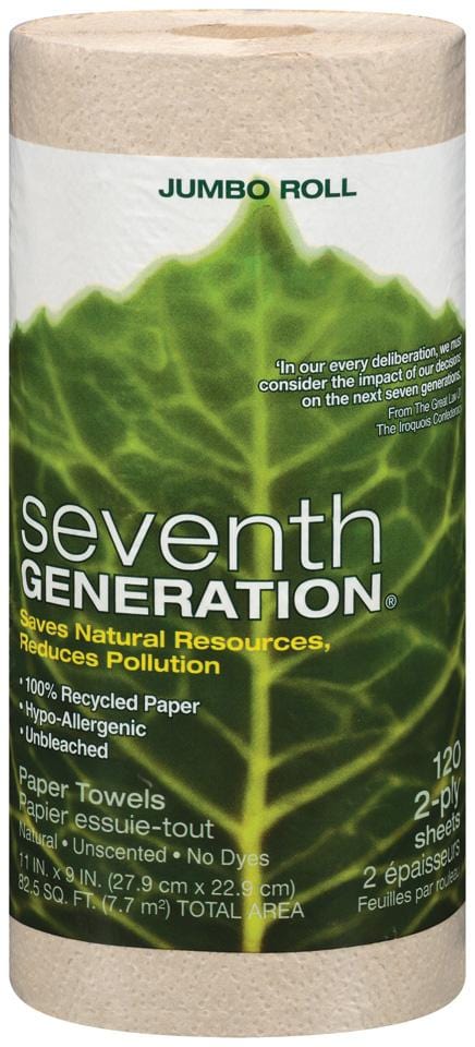 Seventh Generation Natural Paper Towels - Case/30