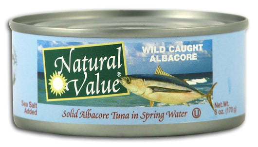 Natural Value Albacore Tuna Salted - 24 x 6 ozs.