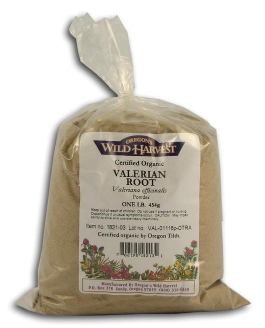 Oregon's Wild Harvest Valerian Root Powder Organic - 1 lb.