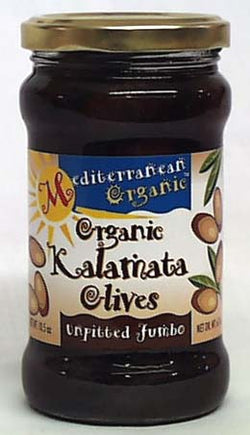 Mediterranean Organics Kalamata Olives Whole Organic - 8.5 ozs.