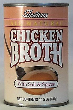 Shelton Chicken Broth Regular - 12 x 14.5 ozs.