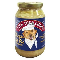 Lick Your Chops Dog Food, in Jar, Chicken Pot Pie - 12 x 15 ozs.