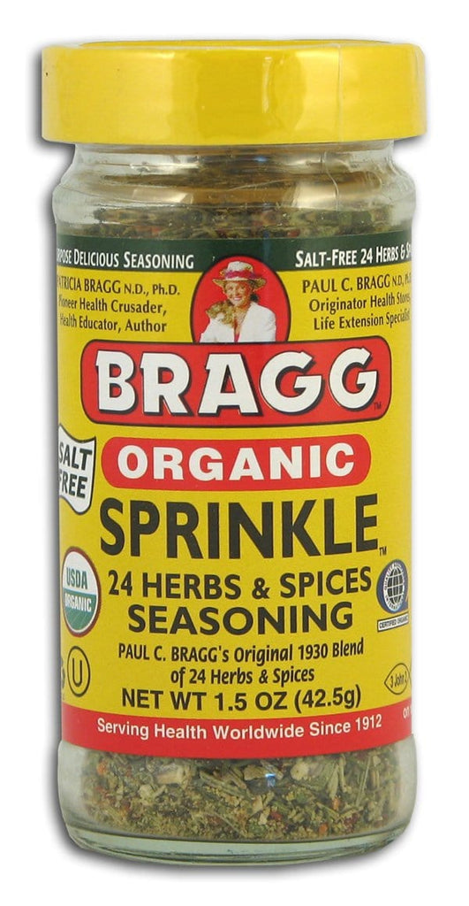Bragg Organic Seasoning, Sprinkle (24 Herbs & Spices), 1.5 Ounce (Pack of  12)