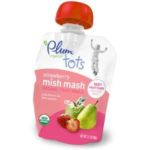 Plum Organics Tots Mish Mash, Stawberry, Organic - 6 x 3.17 oz