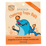 Aura Cacia Cheering Aromatherapy Foam Bath for Kids 2.5 oz. packet