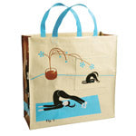 Blue Q Shoppers Yoga Reusable Tote Bags 16