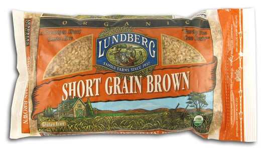 Lundberg Short Grain Brown Rice Organic Gluten-Free - 12 x 2 lbs.