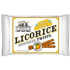 Newman's Own Licorice, Sour Mango - 5 ozs.