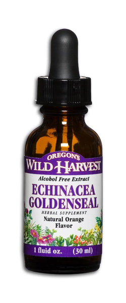 Oregon's Wild Harvest Orange Echinacea/Goldenseal Glycerite - 1 oz.