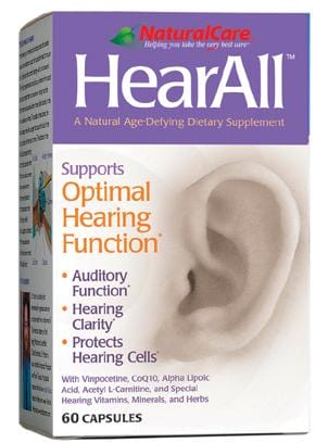 Natural Care Hear All Clear Hearing Caps - 60 caps
