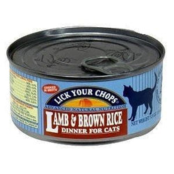 Lick Your Chops Cat Food, Canned, Lamb & Brown Rice - 24 x 5.5 ozs.