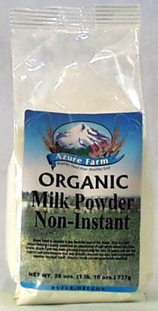 Azure Farm Milk Powder Non-Instant Non-Fat Organic - 26 ozs.