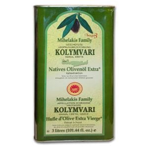 Kolympari Olive Oil, Extra Virgin, Cold Pressed - 3 liters