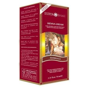 Surya Brasil Hair Color, Henna Cream, Mahogany - 2.31 floz