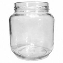 Packaging Supplies Wide Mouth Glass 1/2 Gallon Jars - without lids - Case/6