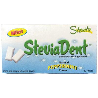 Stevita Stevia Dent Peppermint - 12 pcs.