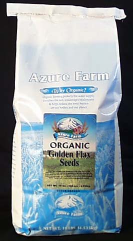 Azure Farm Flax Seeds Golden Organic - 10 lbs.