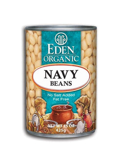 Eden Foods Navy Beans Organic - 12 x 15 ozs.