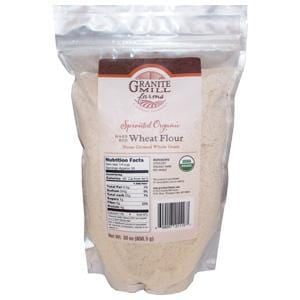 Granite Mill Farms Hard Red Wheat Flour, Sprouted, Organic - 30 ozs.