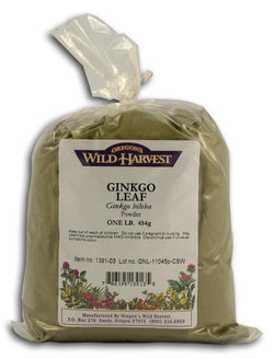 Oregon's Wild Harvest Ginkgo Biloba Powder Organic - 1 lb.