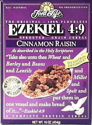 Food For Life Ezekiel Cereal Cinnamon Raisin Organic - 3 x 16 ozs.