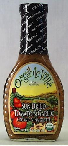 OrganicVille Sun Dried Tomato & Garlic Vinaigrette Organic - 6 x 8 ozs.