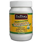 Nutiva Organic Coconut Oil Extra-Virgin 15 oz.