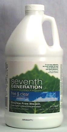 Seventh Generation Chlorine Free Bleach Free & Clear 21 loads - 6 x 64 ozs.