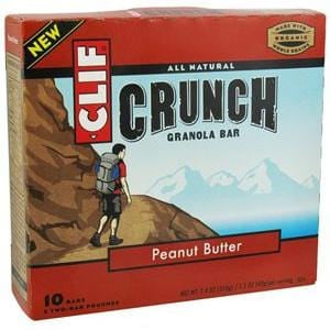 Clif Bar Peanut Butter Crunch Granola Bars - 12 x 7.4 ozs.