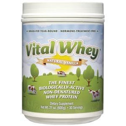 Well Wisdom Whey Vital Protein Powder, Natural Vanilla - 21 ozs.