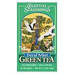 Celestial Seasonings Green Teas Decaffeinated Mint