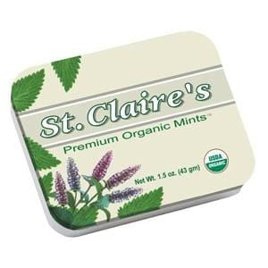 St. Claire's Mints, Premium Organic - 6 x 1 tin