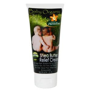 Nature's Paradise Organics Diaper Cream, Shea Butter, Organic - 12 x 3 ozs.