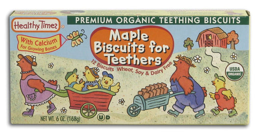 Healthy Times Maple Teeth Biscuits Organic - 12 x 6 ozs.