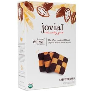 Jovial Foods Cookies, Einkorn, Checkerboard, Organic - 12 x 8.8 ozs.
