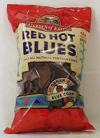Garden of Eatin' Red Hot Blues Tortilla Chips - 3 x 8.1 ozs.