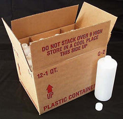 Packaging Supplies Empty Plast. Container Tall Cylinder 32 oz. - 12 x 32 ozs.