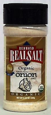 Redmond's Onion Salt Organic - 8.25 ozs.