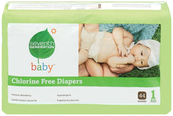 Seventh Generation Baby Diapers Stage 1 (8-14 lbs) - 4 x 40 ct.