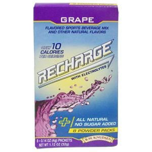 Knudsen Recharge Powder, Grape - 12 x 1.2 ozs.