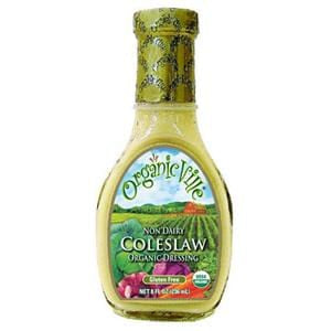 OrganicVille Coleslaw Dressing, Non-Dairy, Organic - 6 x 8 ozs.