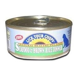 Lick Your Chops Cat Food, Canned, Seafood & Brown Rice - 5.5 ozs.