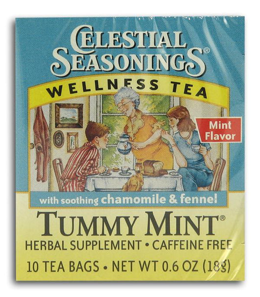 Celestial Seasonings Tummy Mint Tea - 6 x 1 box