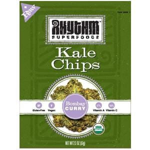Rhythm Superfoods Kale Chips, Bombay Curry, Organic - 2 ozs.